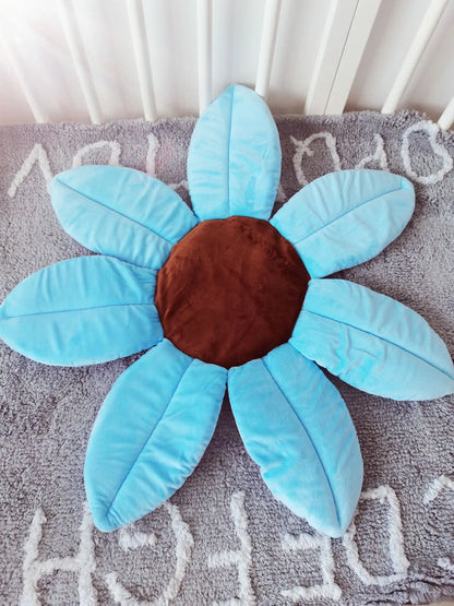 Baby Bath Pad Soft Flower Petals for Infant Sink and Bathtub