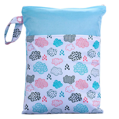 Babyshow Wet Dry Mommy Diaper Bag 35x25cm with Two Zippers