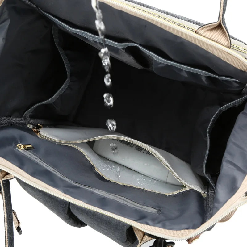 Waterproof Travel USB Mommy DiaperLarge Capacity Backpack