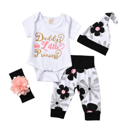 Newborn Baby Girl Autumn Winter 2PCS Clothing Set 0-18M