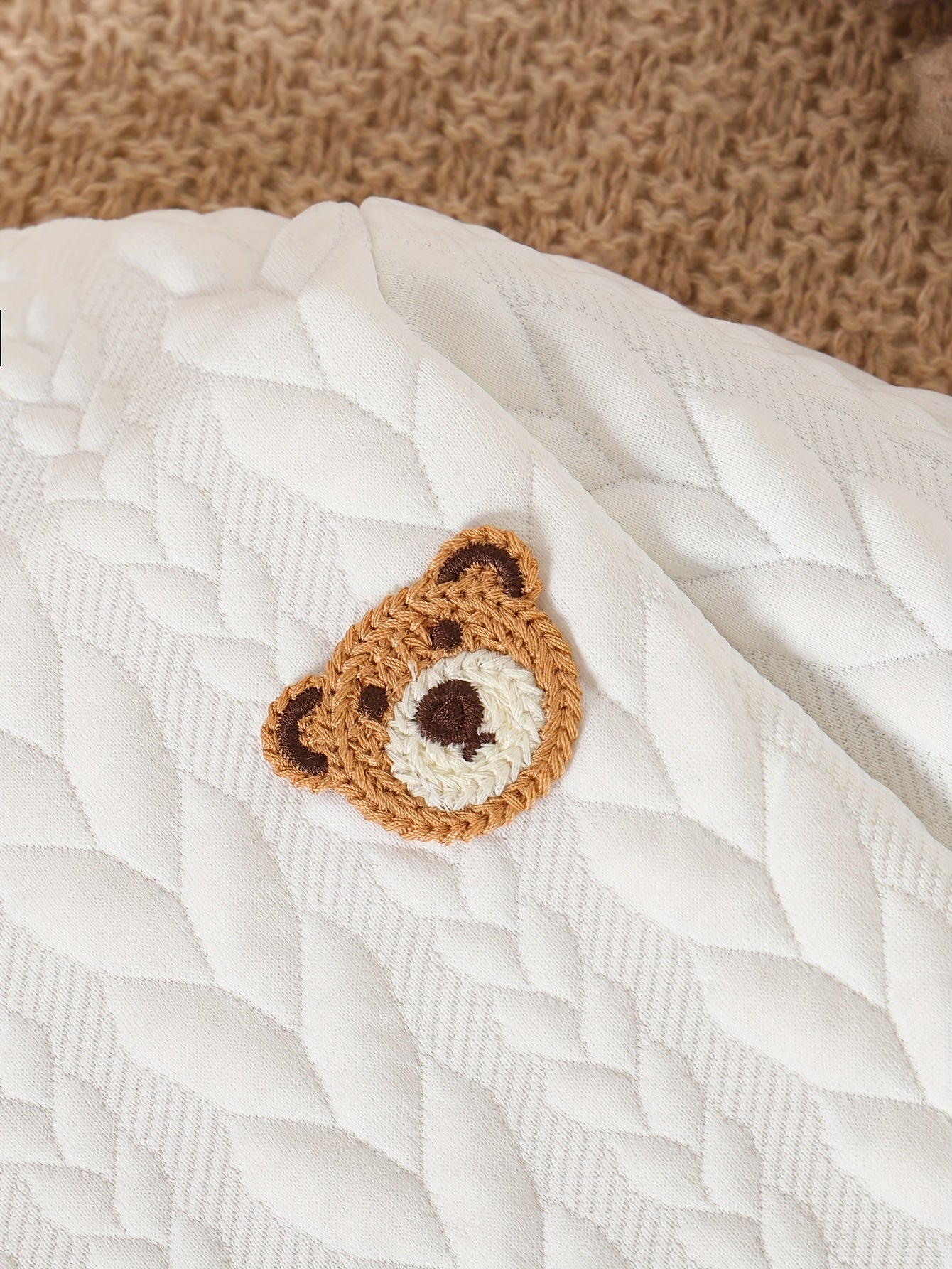 2-Pack Baby Boy Bear Embroidered Sweatshirt & Corduroy Trousers Set