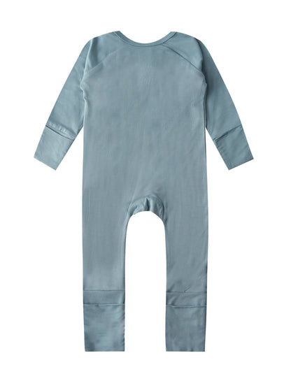 Baby Girl Long Sleeve Cotton Blend Romper Jumpsuit Crew Neck Soft Knit